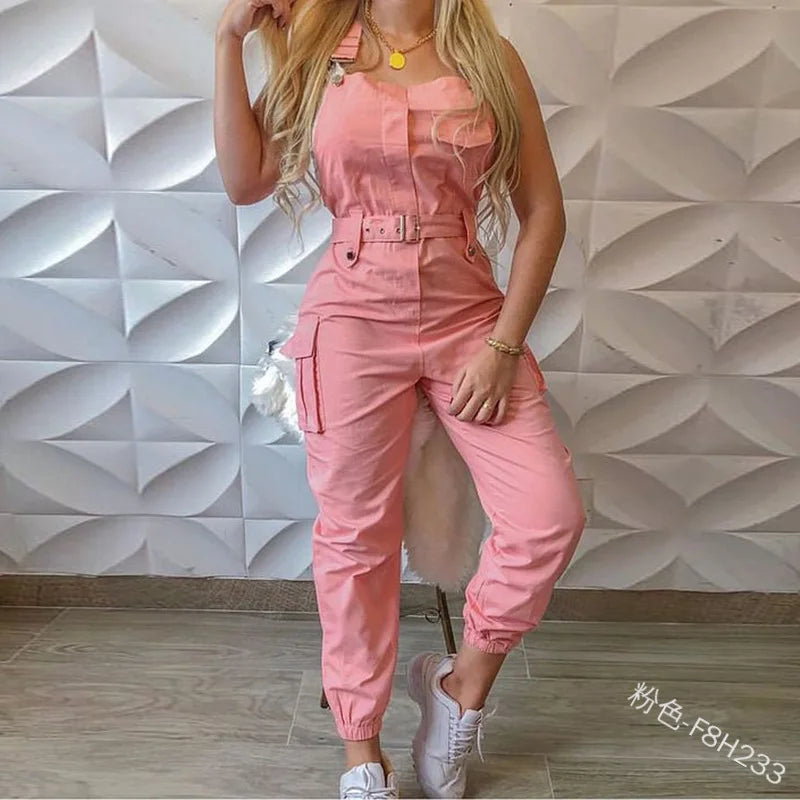 Women Clothing Fashion Summer Bodycon Jumpsuits Pants Girls Clothes One Piece Jumpsuits for Ladies