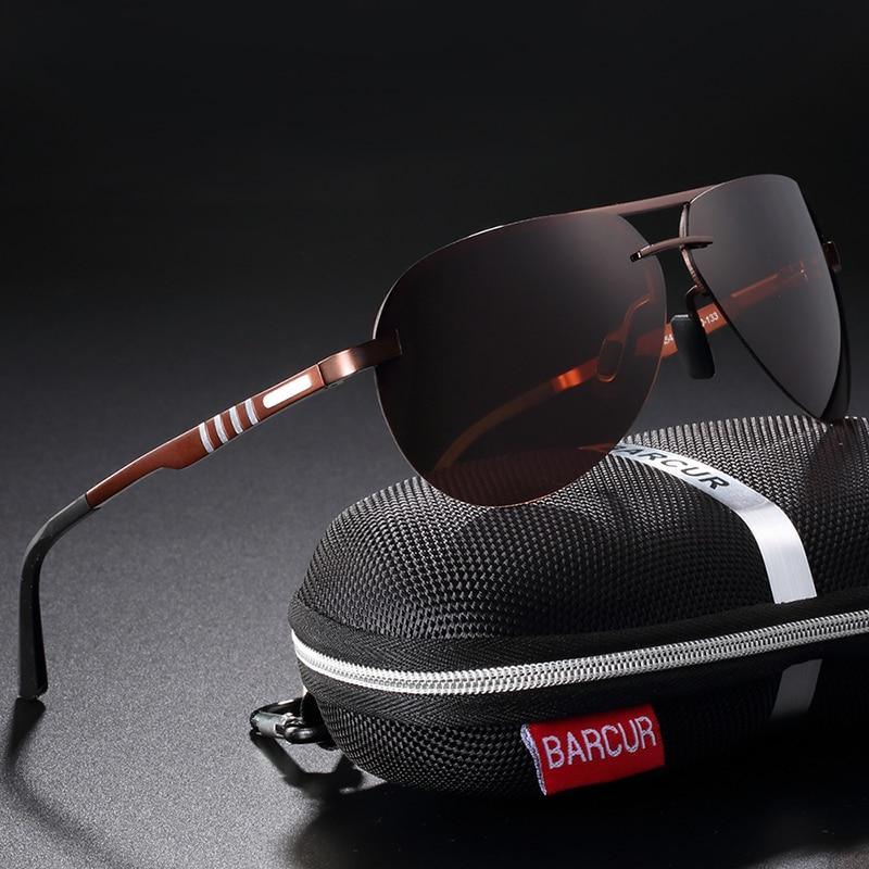 Luxury silver mirrored metal aviator sunglasses for men