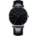 Minimalist Ultra-Thin Men’s Stainless Steel Mesh Quartz Watch