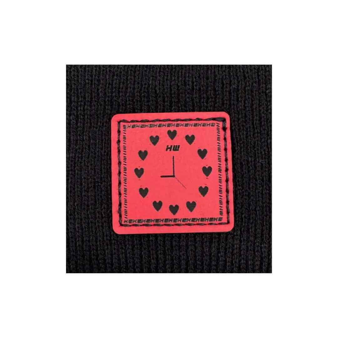 Haakwear Valentine's Day H Stitch Beanie, Heart Clock
