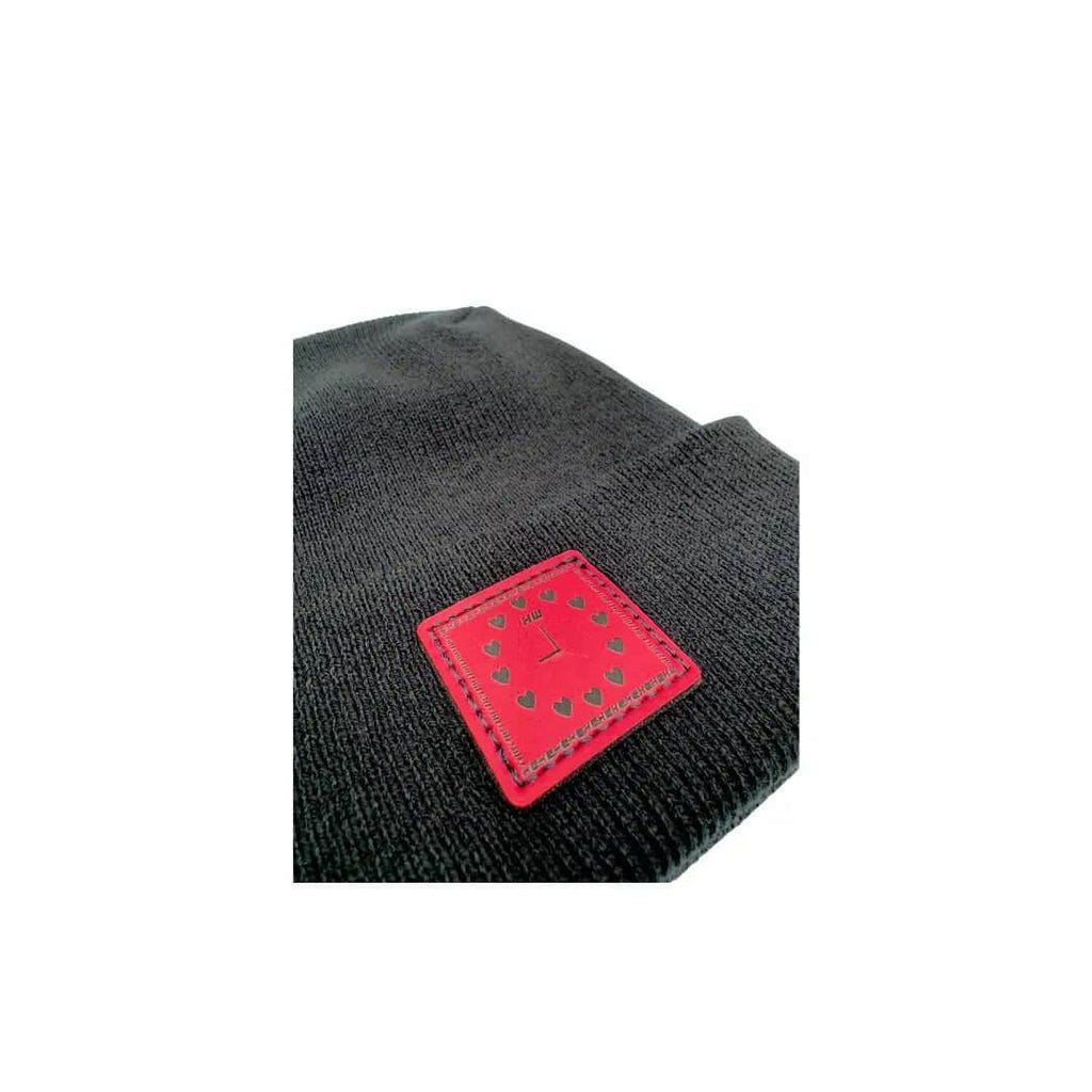 Haakwear Valentine's Day H Stitch Beanie, Heart Clock