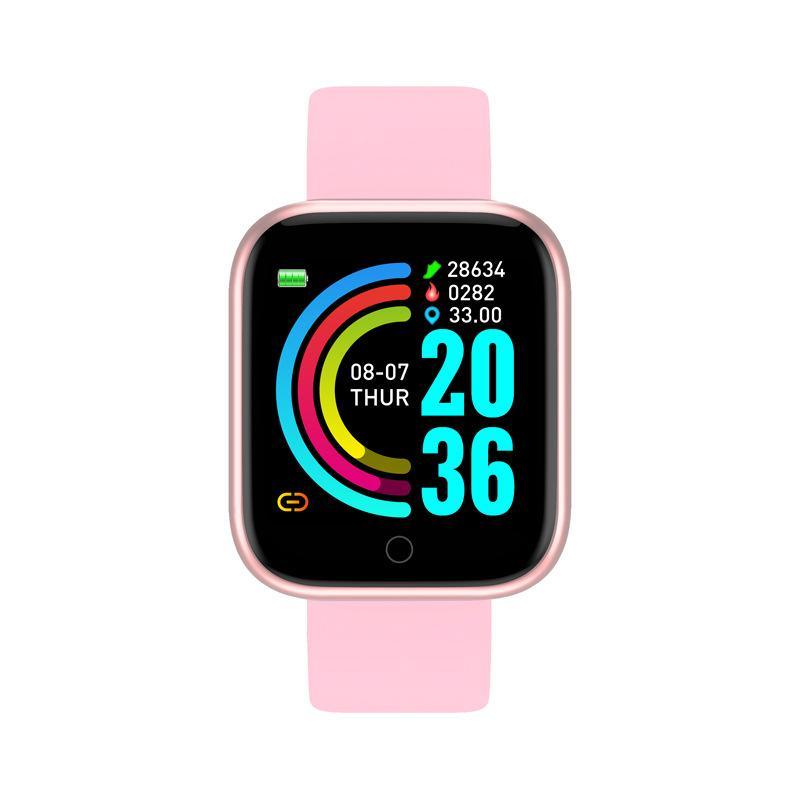 D20 Pro Unisex Smartwatch with Fitness Tracker and Heart Rate