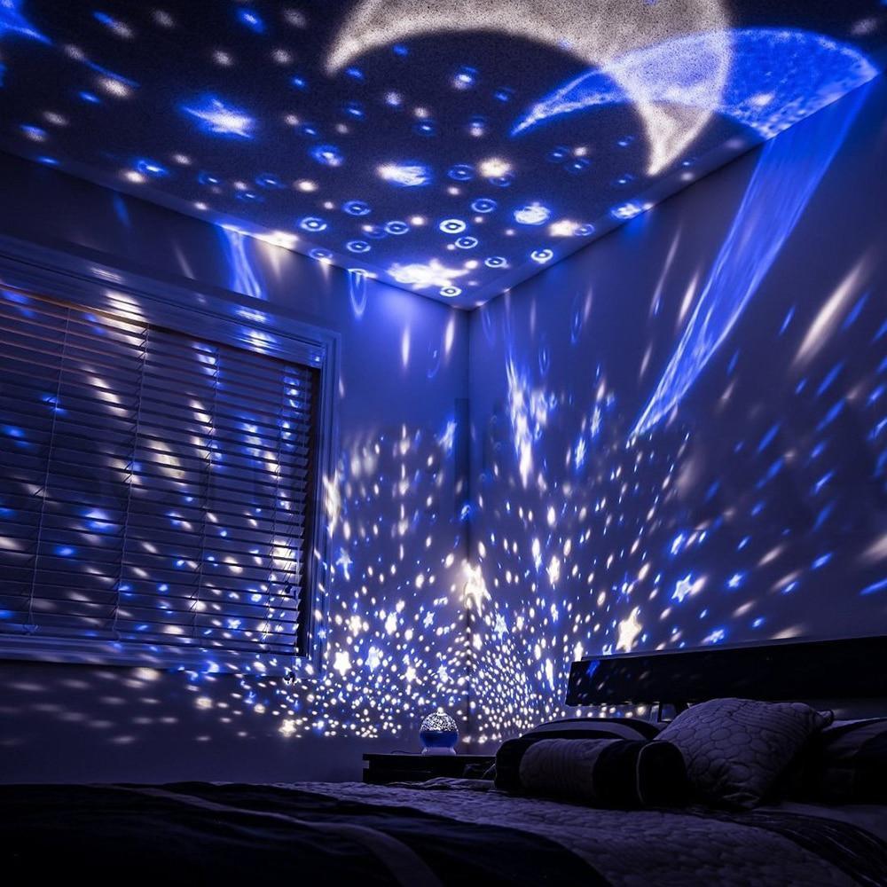 LED Starry Night Light Projector for Kids Sleep Room Decor