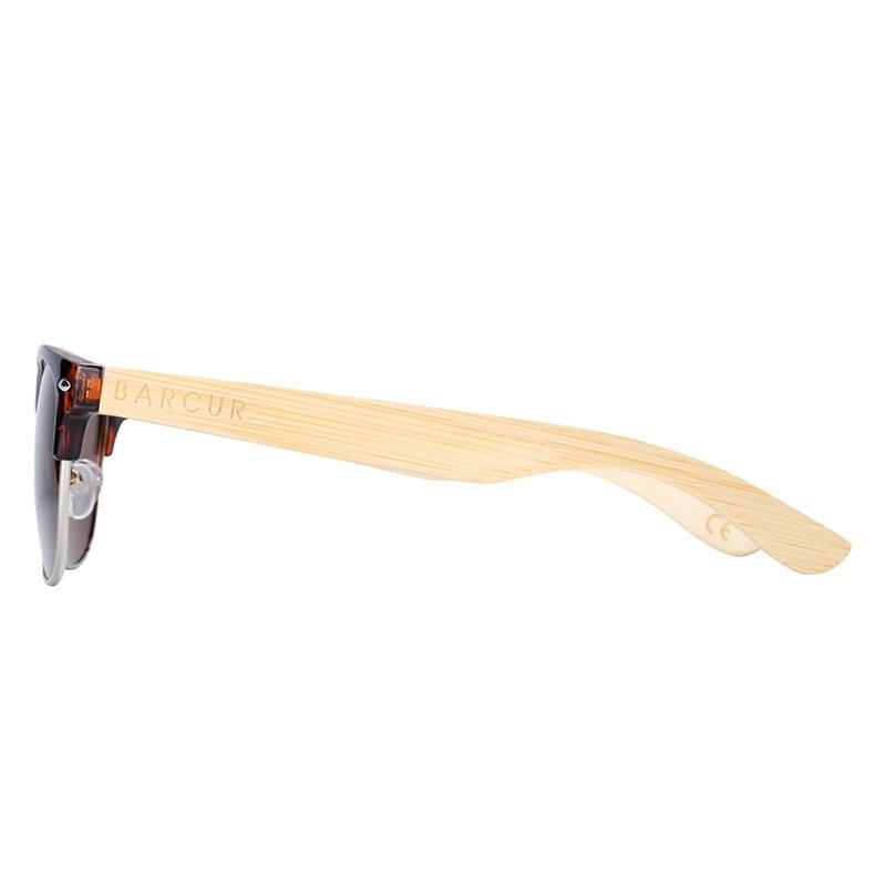 Handmade Bamboo Polarized Sunglasses with UV400 Protection