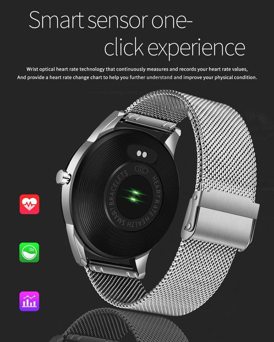Modern Luxury LED Smart Watch with Heart Rate & Fitness Tracker