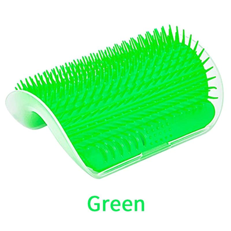 Wall Mounted Self Grooming Cat Massager and Hair Removal Brush