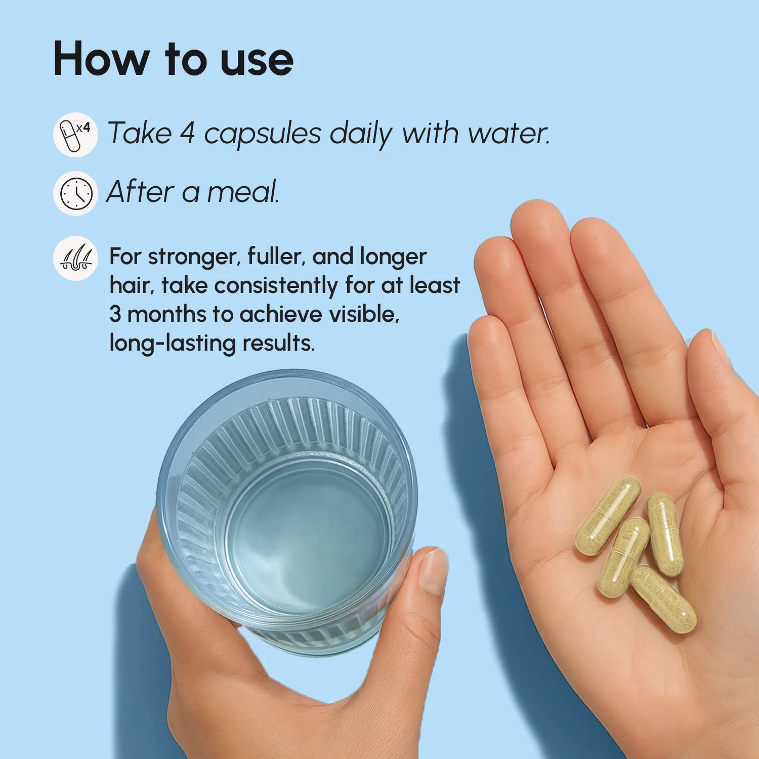 Biotin & Collagen Hair Growth Complex Supplement 120 Capsules - Image 6