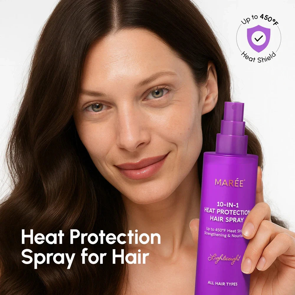 10-in-1 Heat Protection Hair Spray for All Hair Types 230ml - Image 2