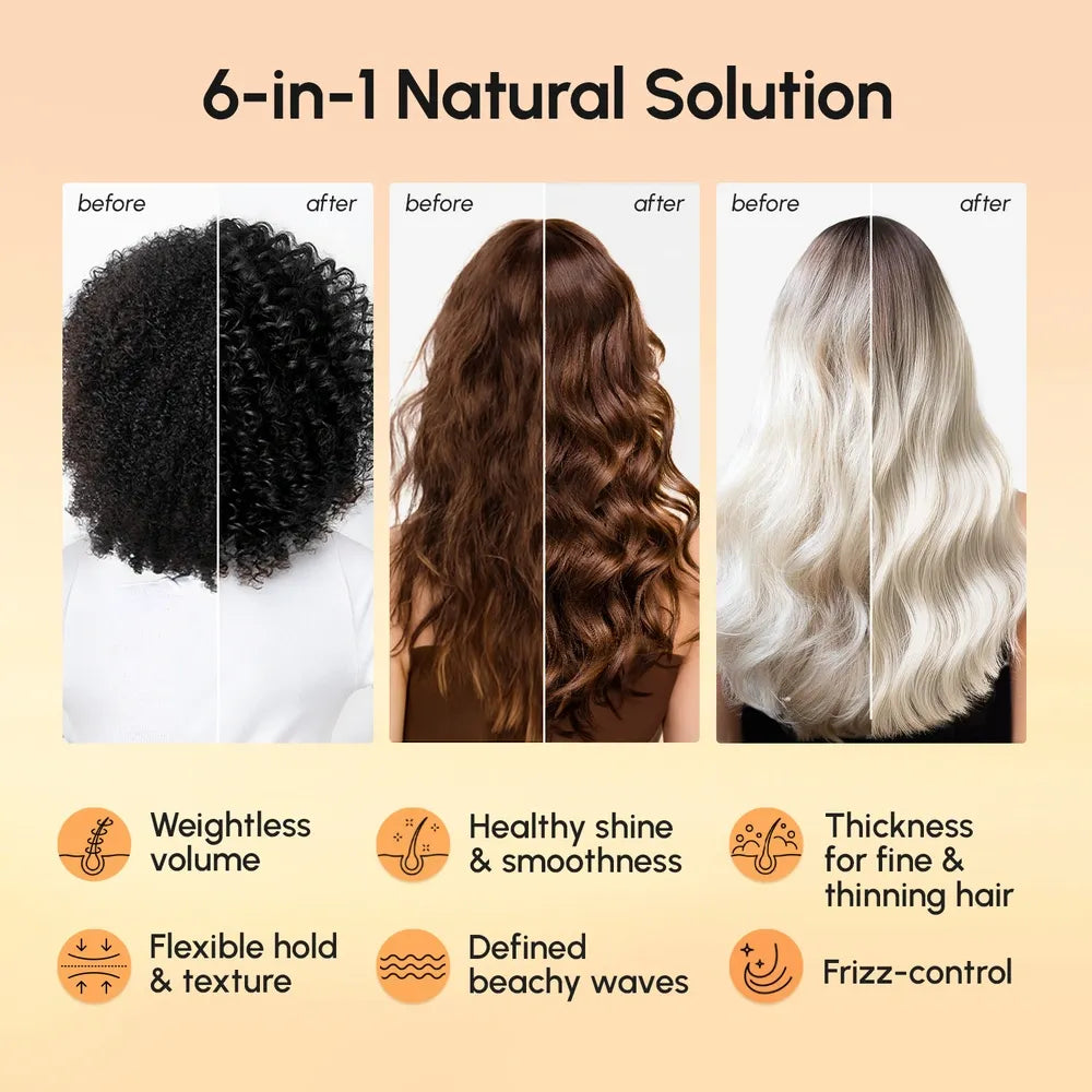 Keratin and Sea Salt Hair Texturizer Spray for Beachy Waves - Image 3
