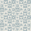 Haisley Geometric Wallpaper in Pink and White for Nursery