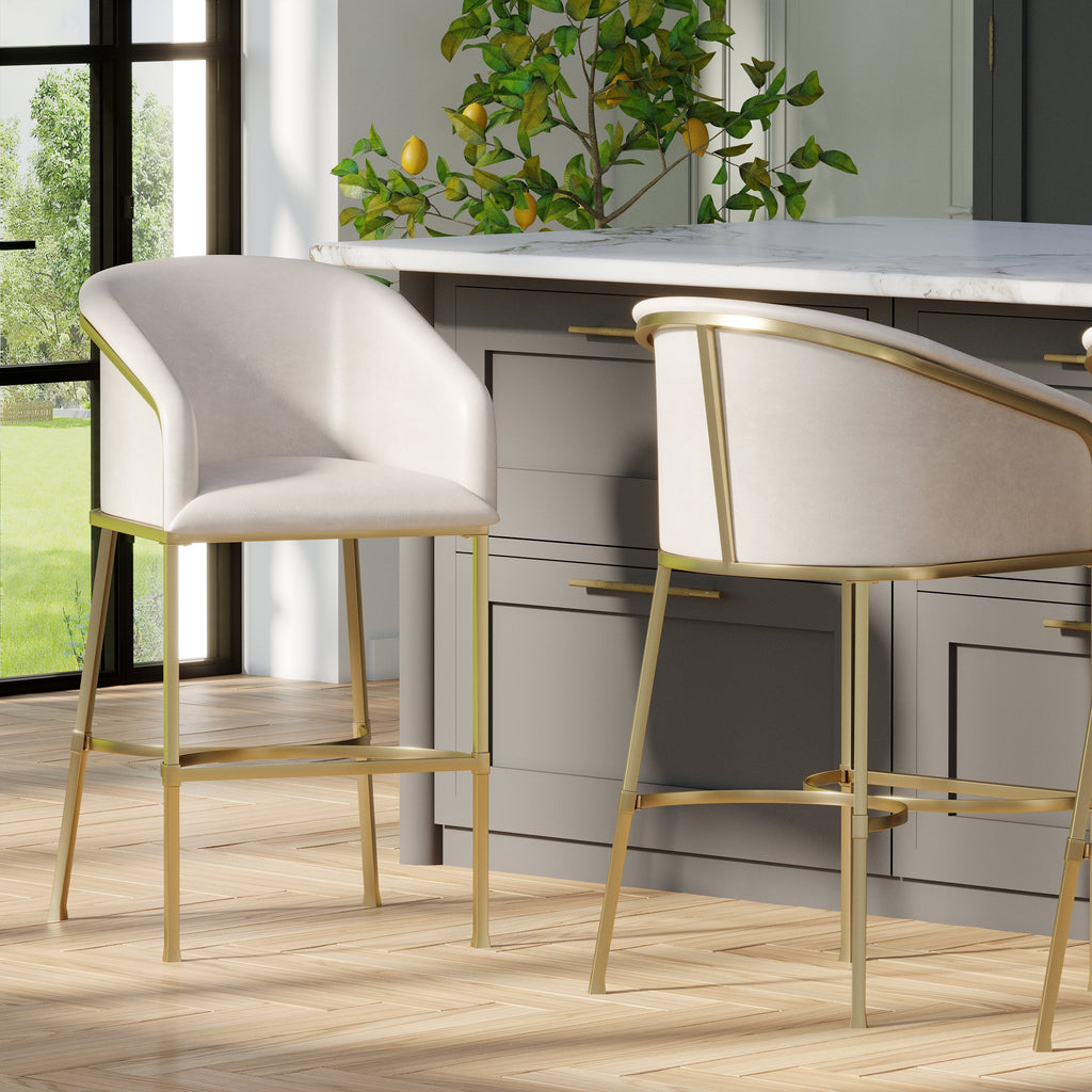 Greensboro Barstool in White