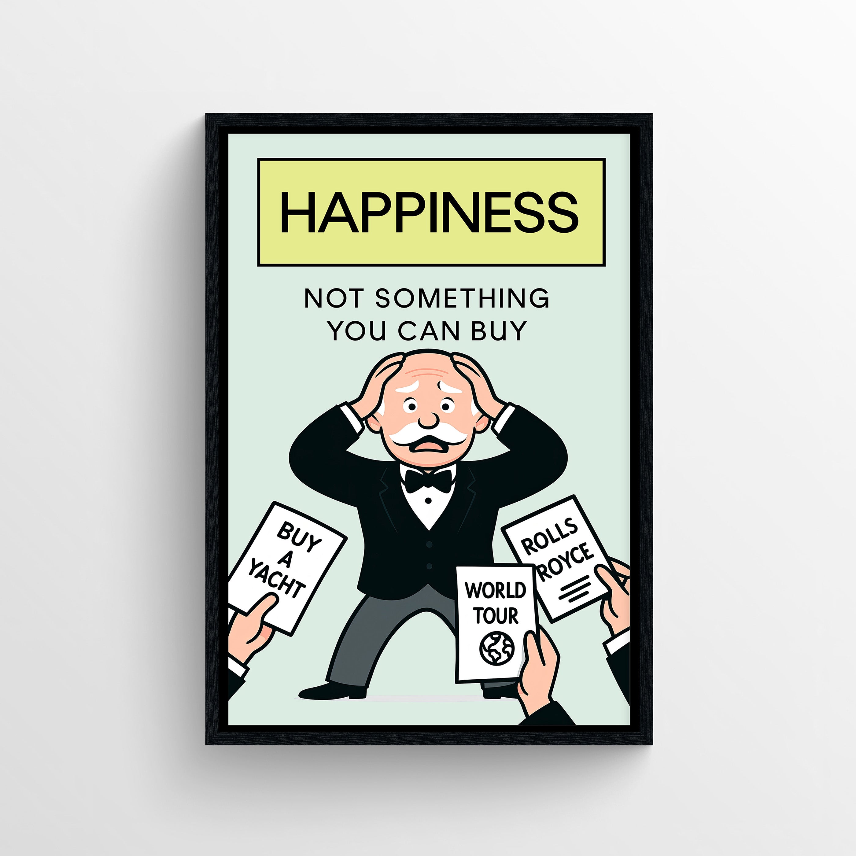 Happiness Monopoly Poster