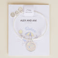 Happy Retirement Silver Charm Bangle Bracelet