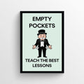 Hard Lessons Monopoly Poster