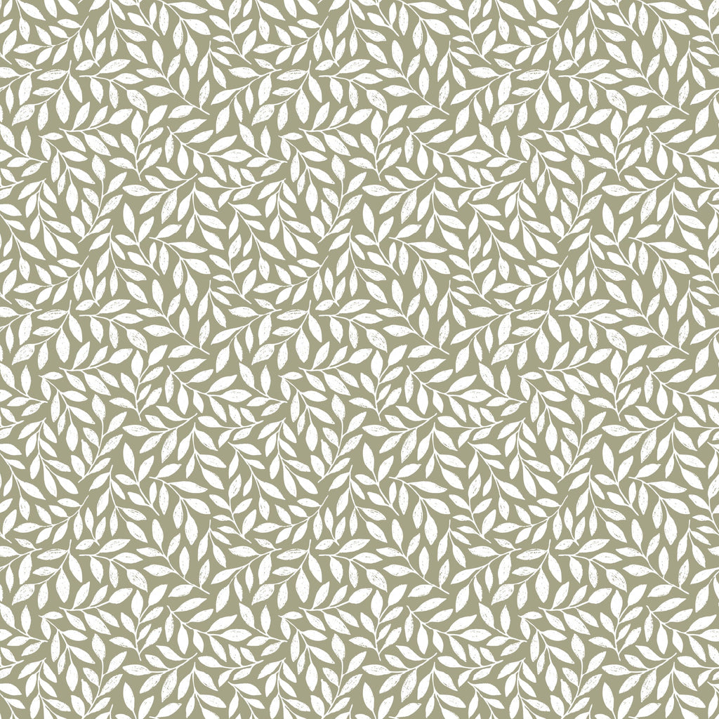 Harlow Floral Removable Wallpaper in Beige and White