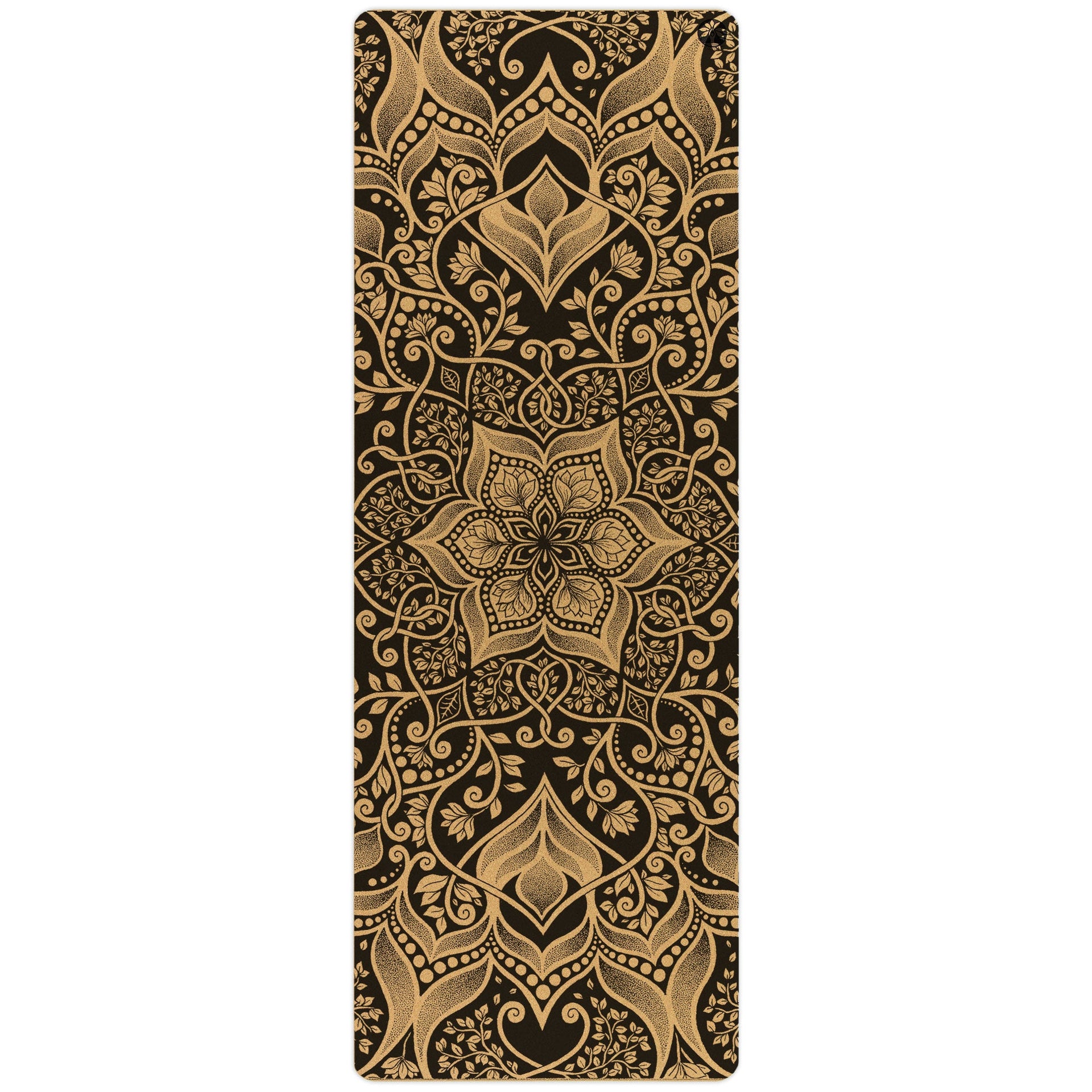 Harmony Aura Cork Yoga Mat showing fine-grain texture