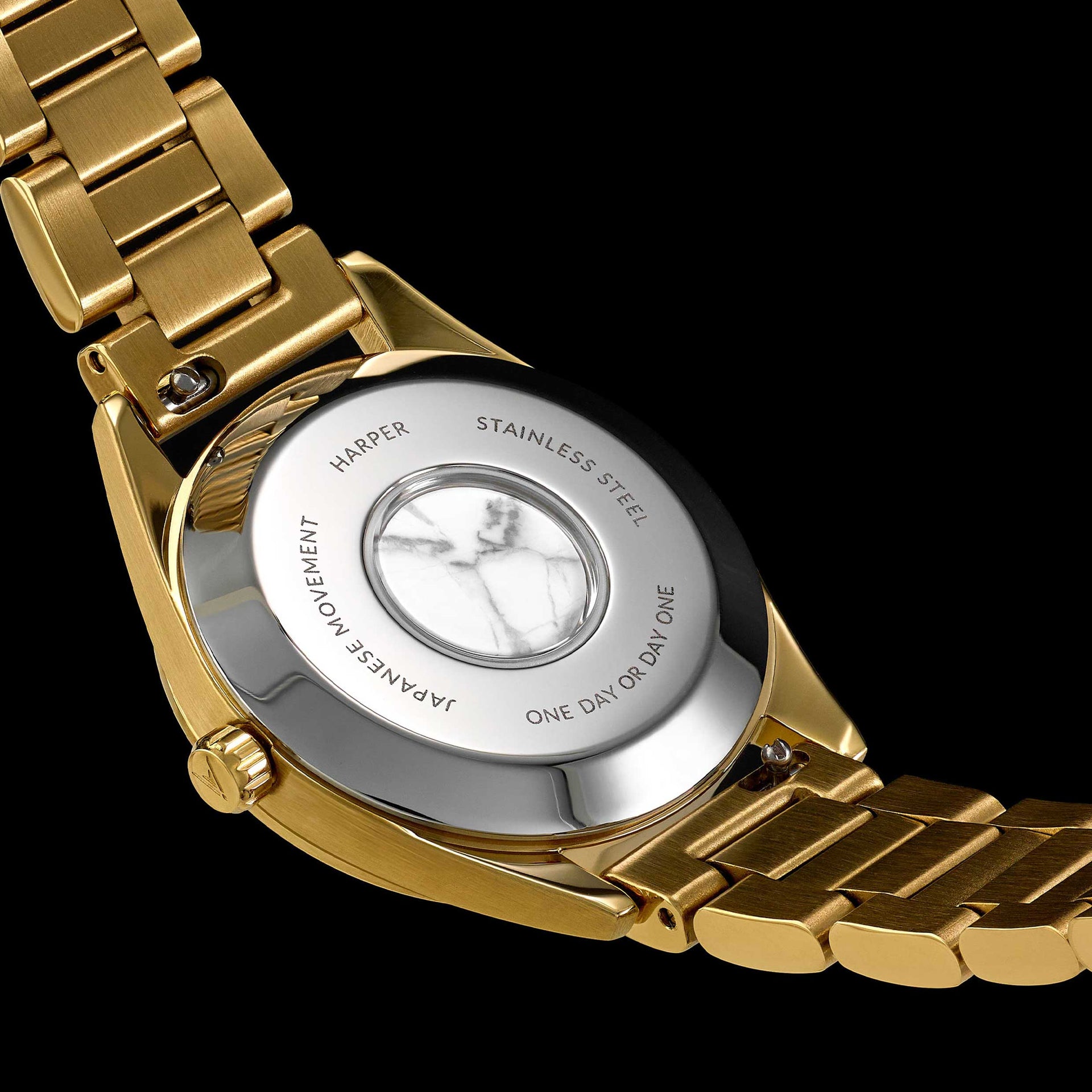 The Harper 29mm Gold Stainless Steel Petite Wristwatch