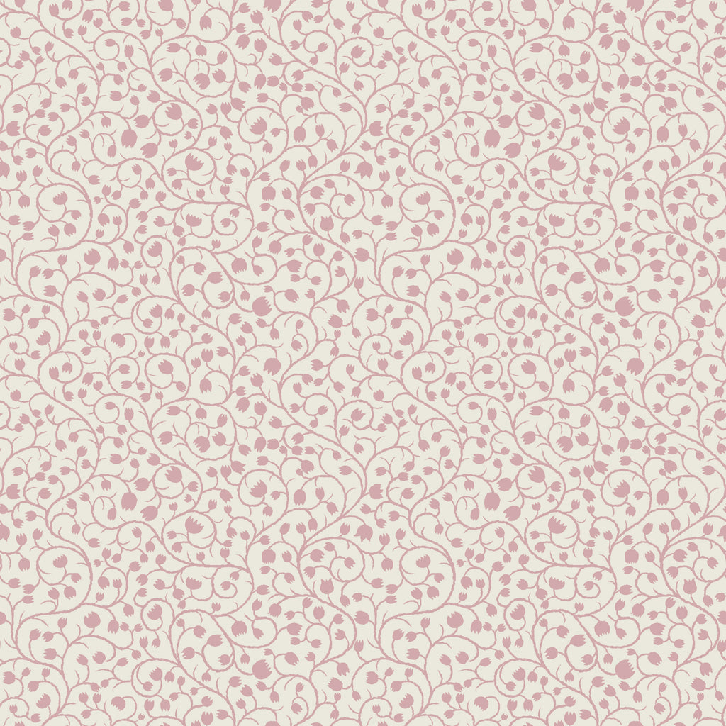 Hartford Floral Removable Wallpaper in Blue, Pink and Off-White