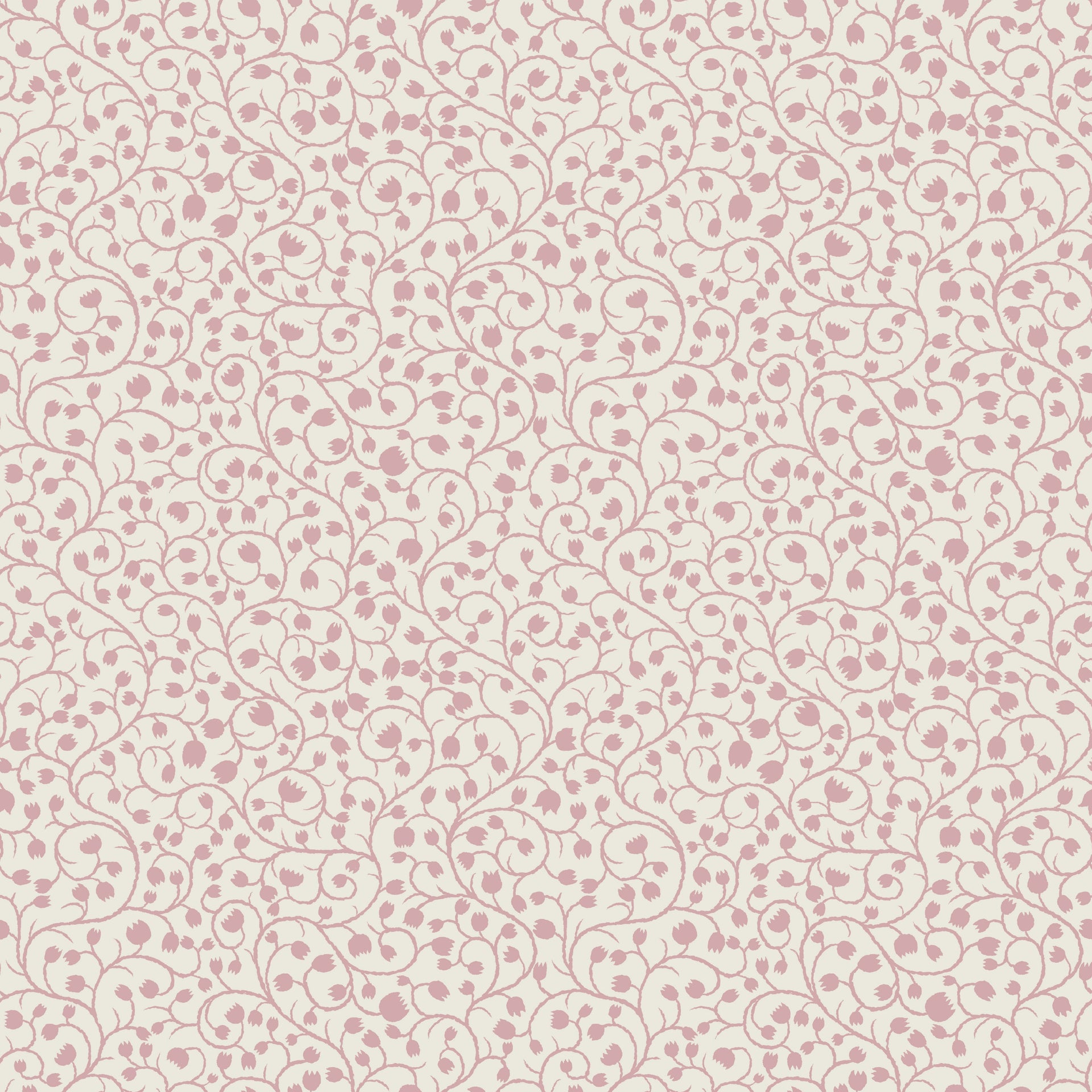 Hartford Floral Removable Wallpaper in Blue, Pink and Off-White