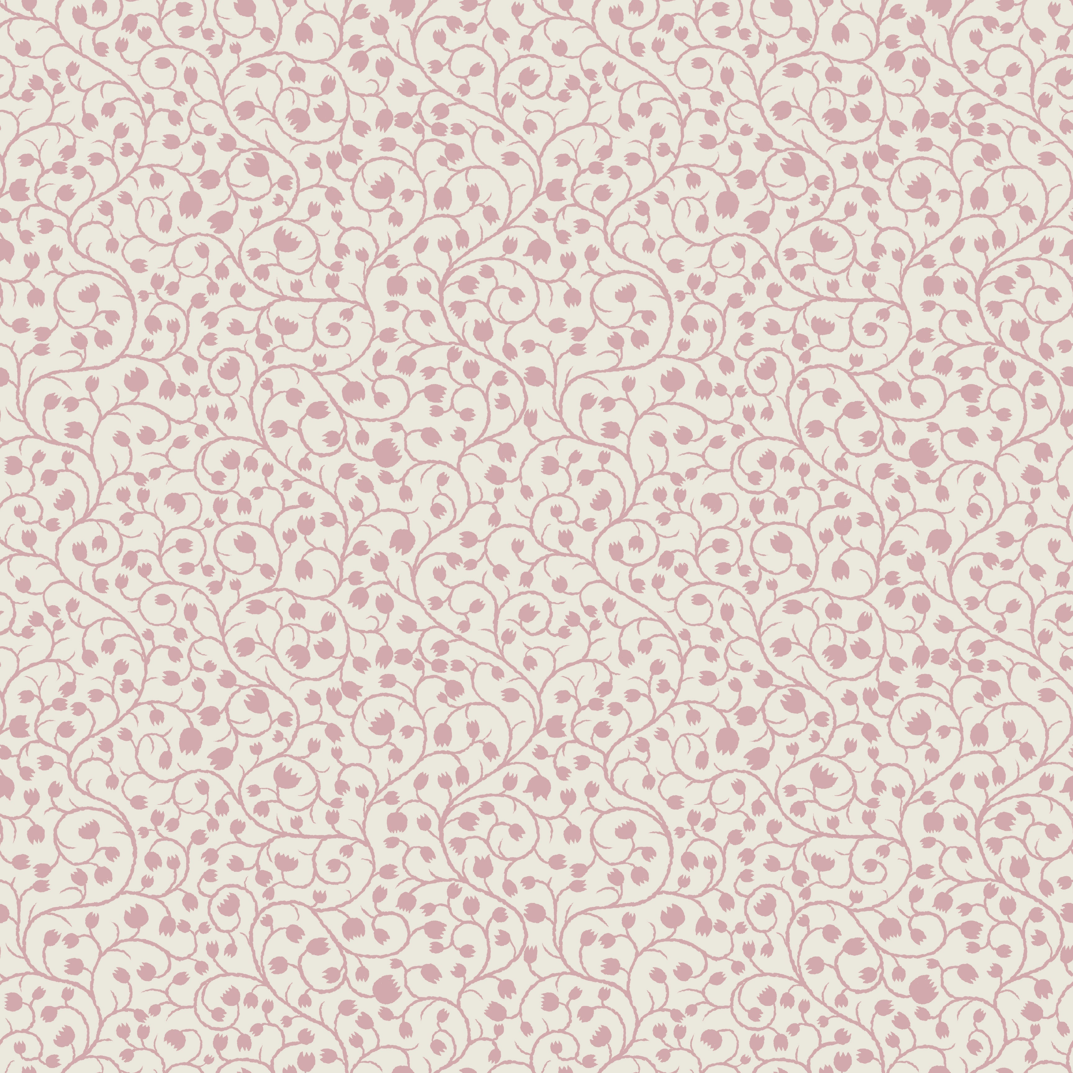 Hartford Floral Removable Wallpaper in Blue, Pink and Off-White