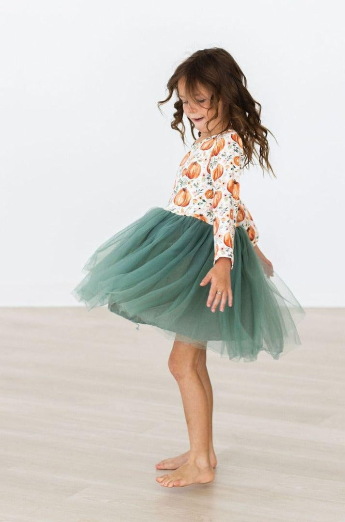 Harvest Florals L/S Tutu Dress