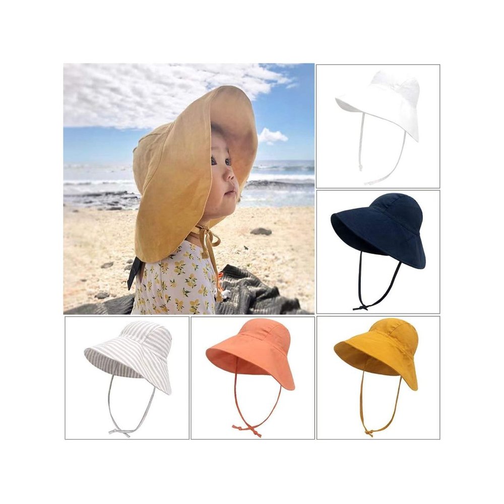 Linen Sun Hat for Kids – Wide Brim Sun Hat for Toddlers | Baileys