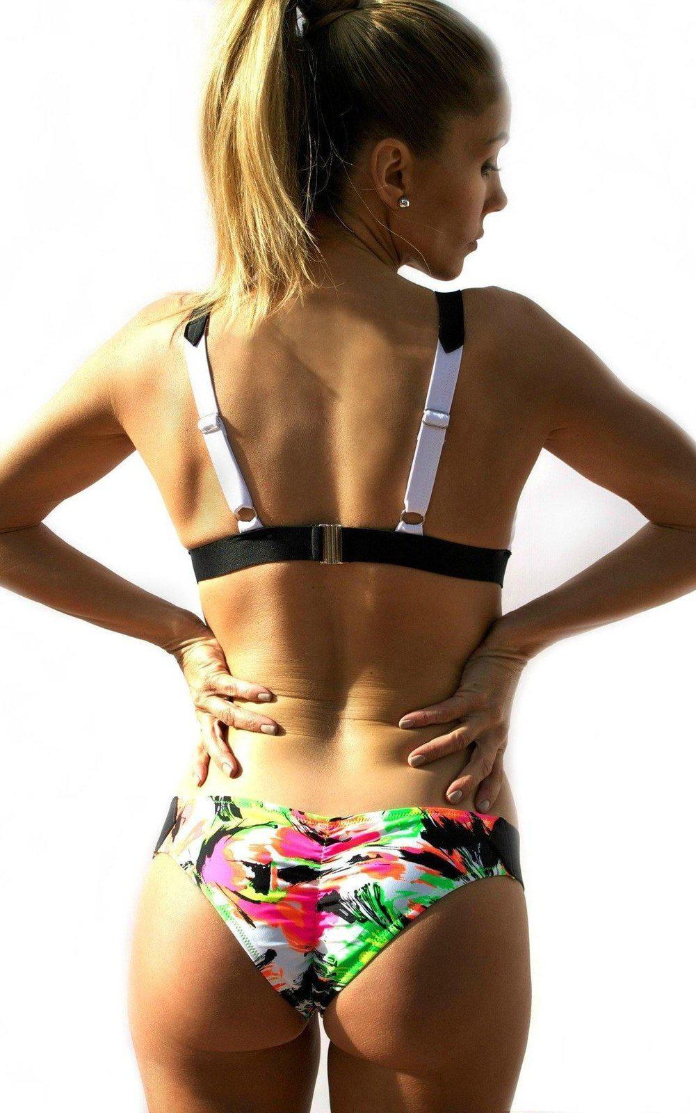 Havana Bralette Bikini Top with Neoprene Straps