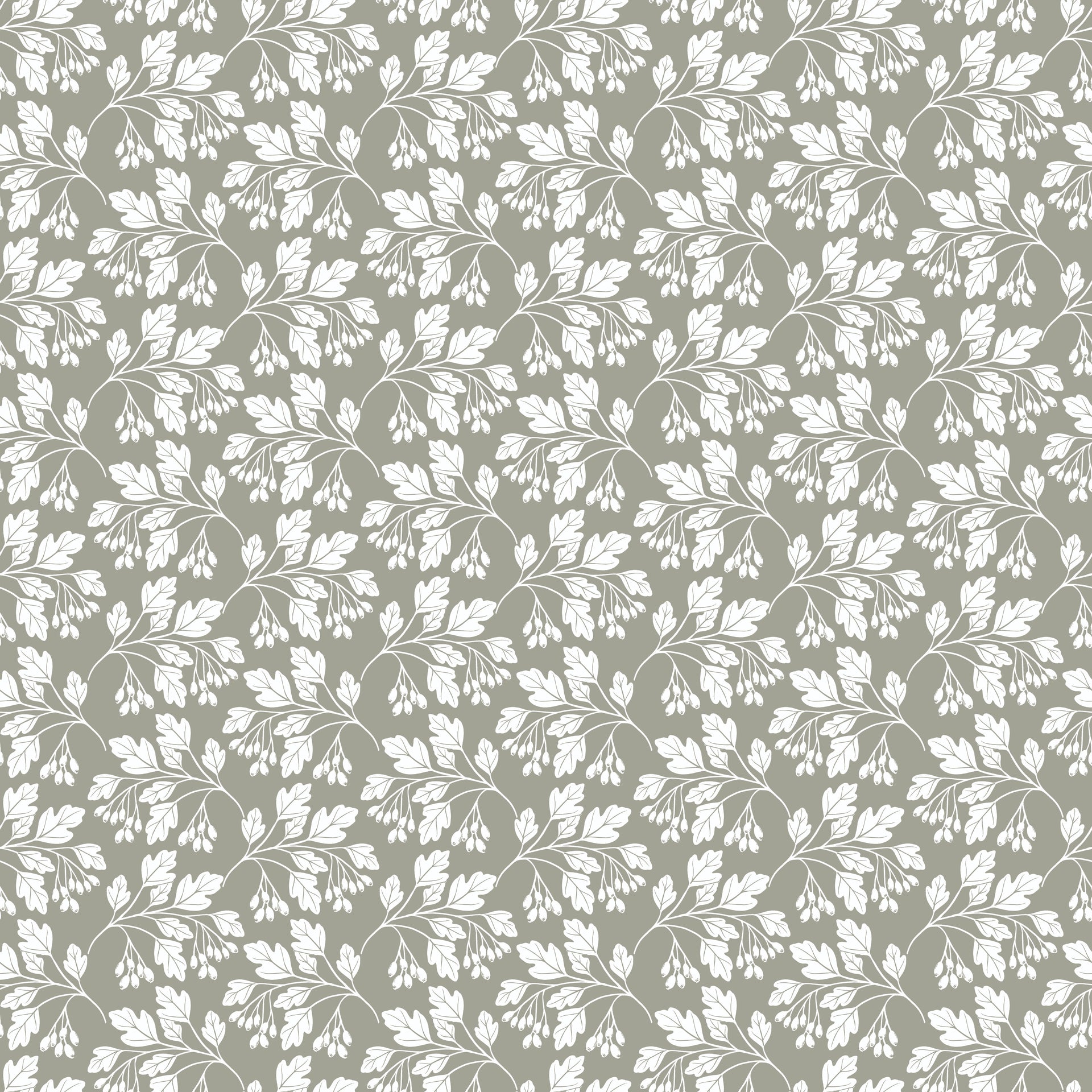 Hawthorn Floral Peel and Stick Wallpaper in Brown, Sage-Green, and Teal