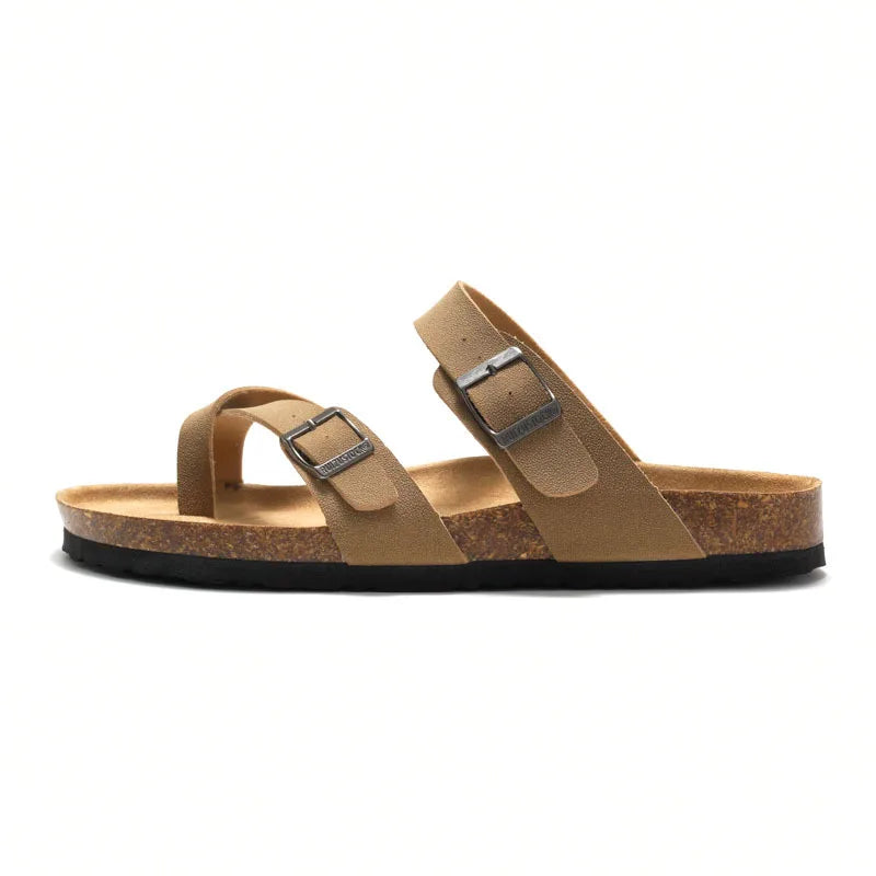 New Summer Men's Cork Slippers Fashion Men's Sandals Outdoor