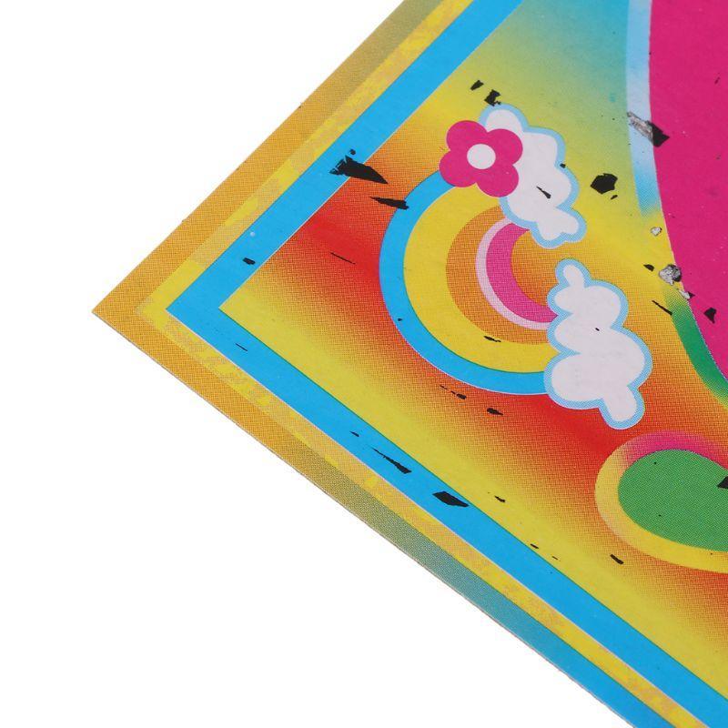 10-Piece Rainbow Scratch Art Paper Set for Kids Creative Drawing