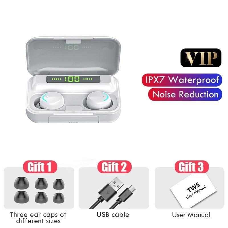 Bluetooth 5.0 Wireless Earbuds with 2200mAh Charging Case