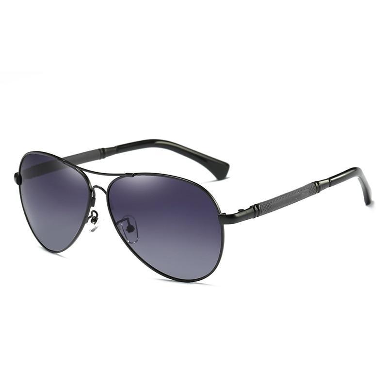 Luxury Polarized Aviator Sunglasses for Men with UV400 Protection
