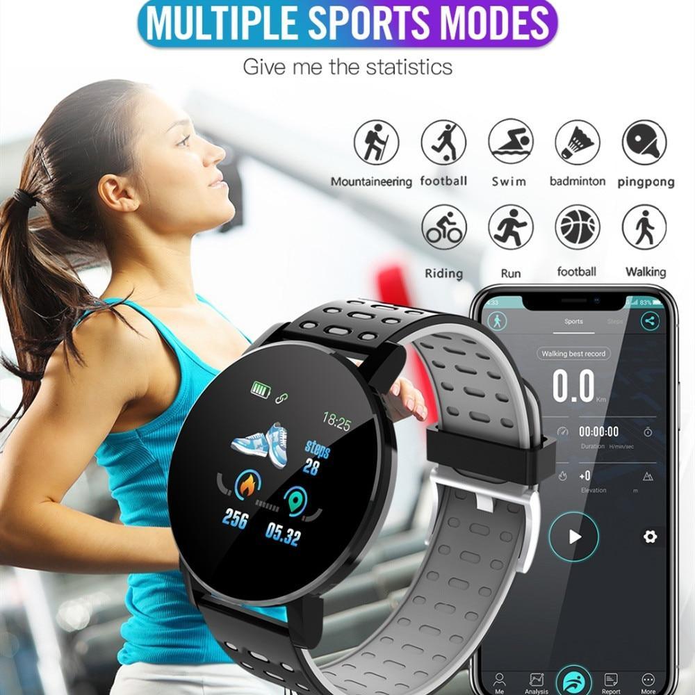 Bluetooth Smart Watch Fitness Tracker for iOS and Android