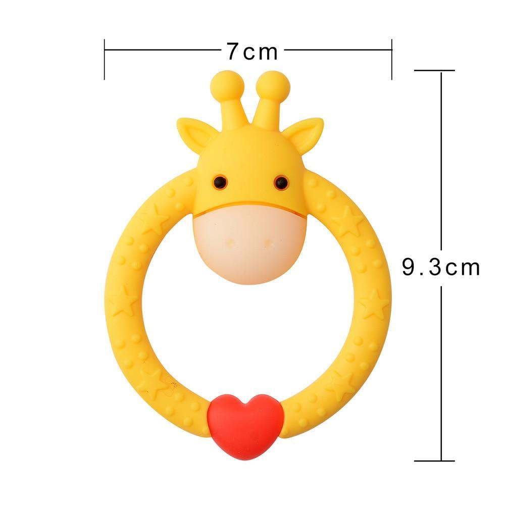 Cute Animal Silicone Teether for Infants - Soft Chewable Toy