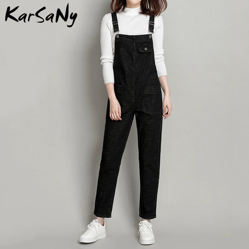 Overalls Jeans Women Jumpsuit Mom Denim Jeans