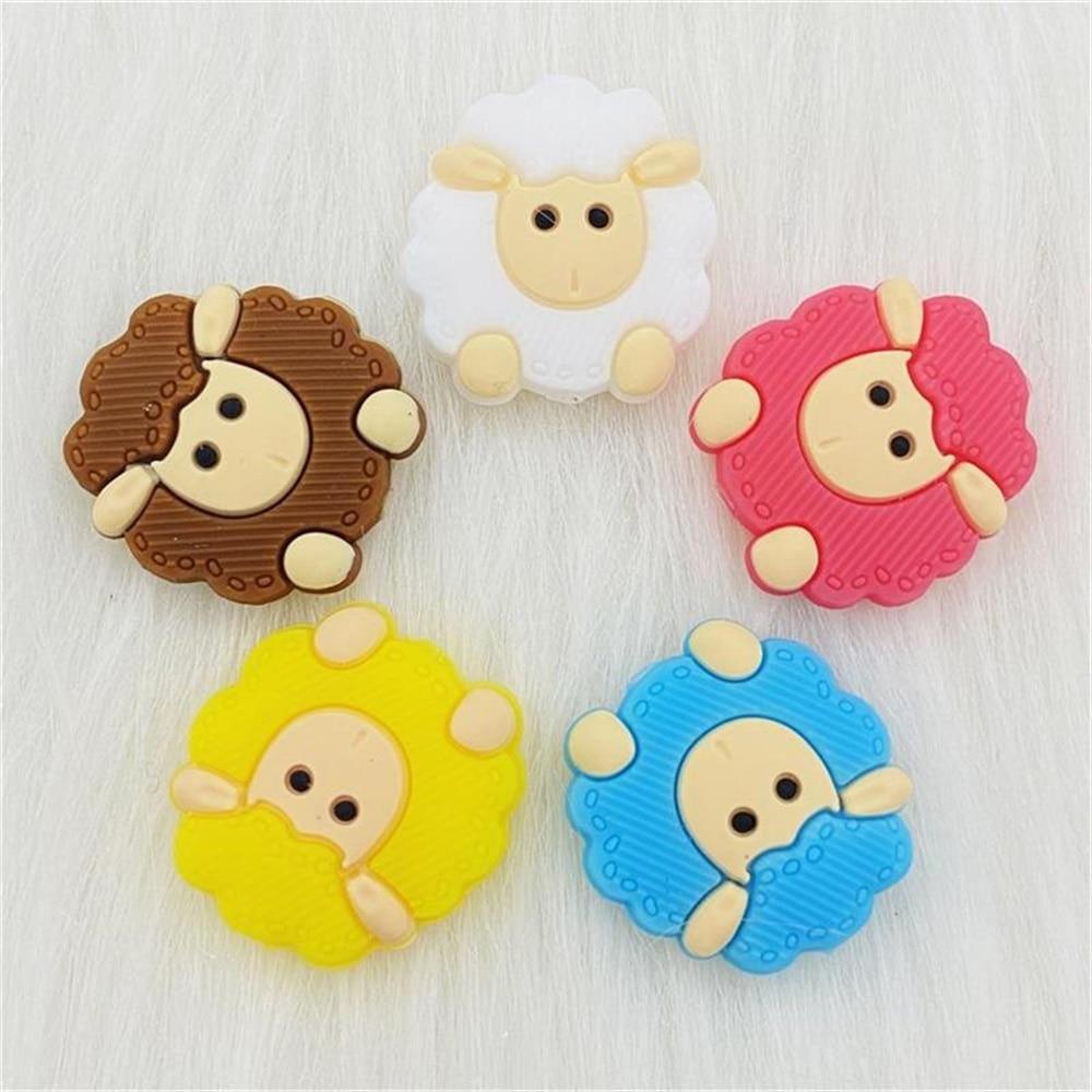5pcs Animal Silicone Teethers for Newborn Baby Teeth Relief