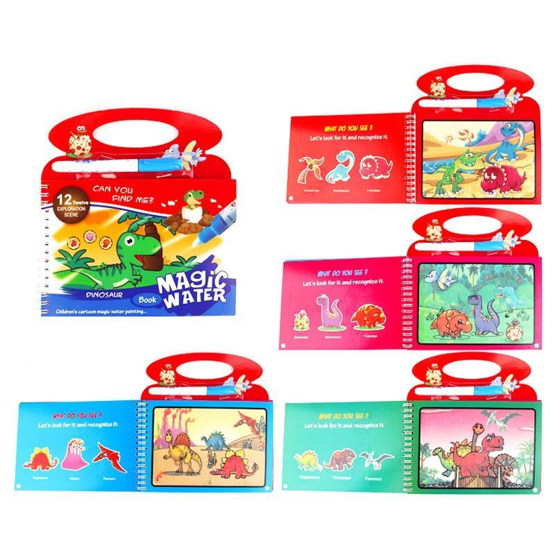 Montessori Magic Water Drawing Book & Doodle Board for Kids