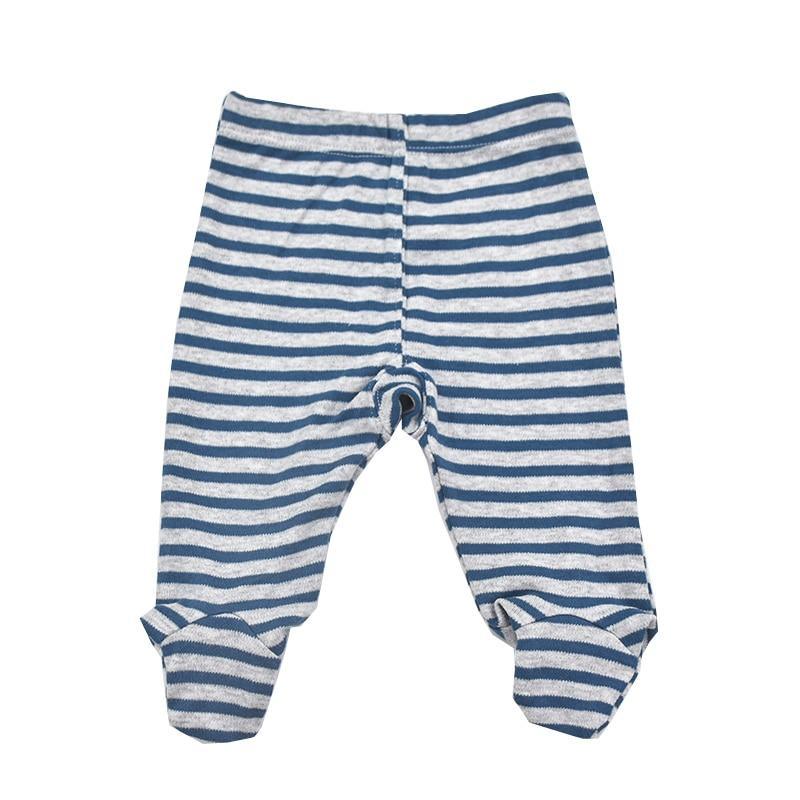 Unisex Footed Baby Trousers in Soft Cotton - Newborn to 24 Months
