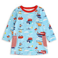 Toddler Girl Autumn Suspender Dress Set Soft Cartoon Casual Outfit