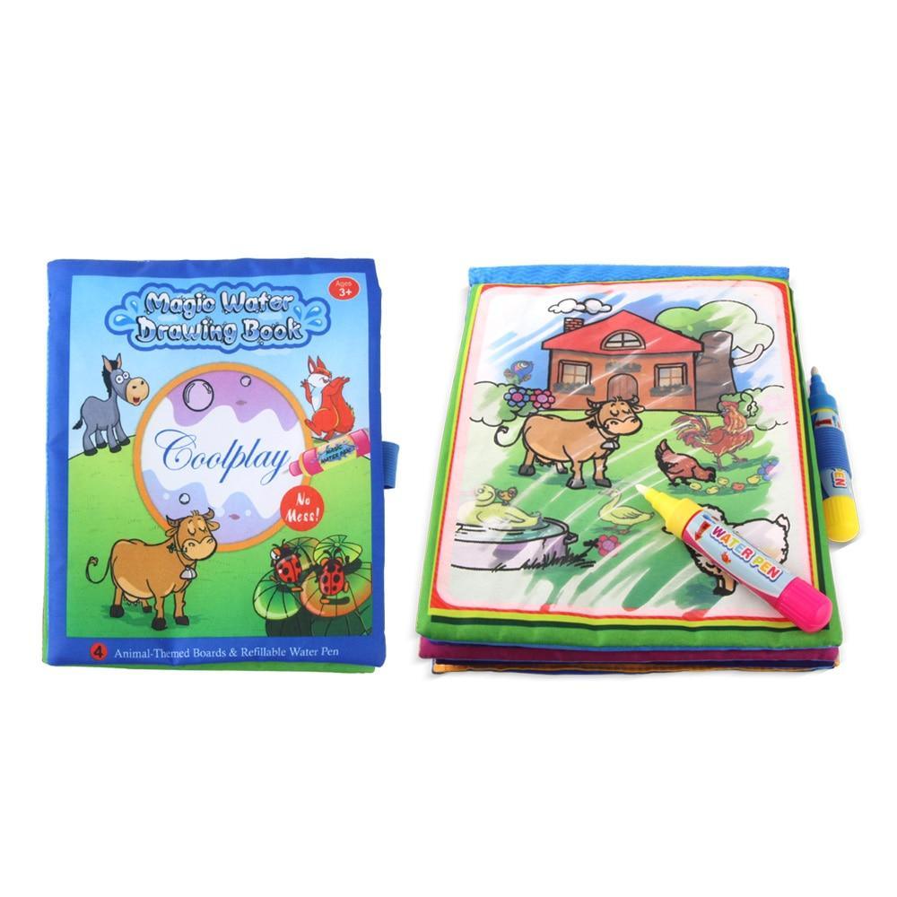 Magic Water Drawing Book and Doodle Board for Toddlers