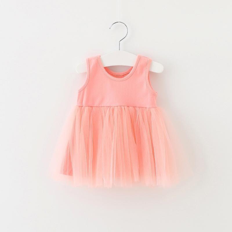 Sleeveless Lace Princess Dress for Baby and Toddler Girls
