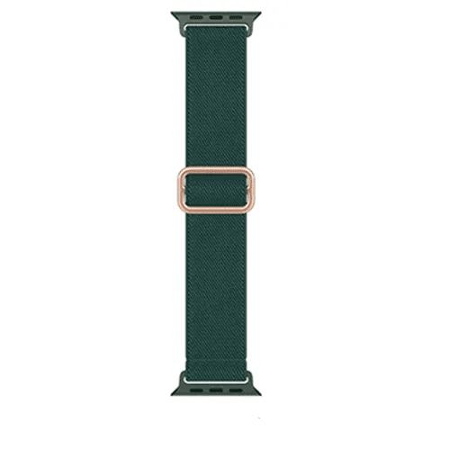 Soft Braided Nylon Elastic Watch Band Compatible with Apple Watch