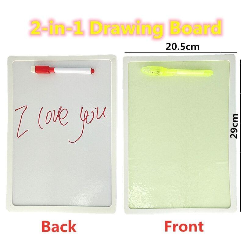 LED Luminous Magic Drawing Tablet - A4/A3 Light Tracing Pad