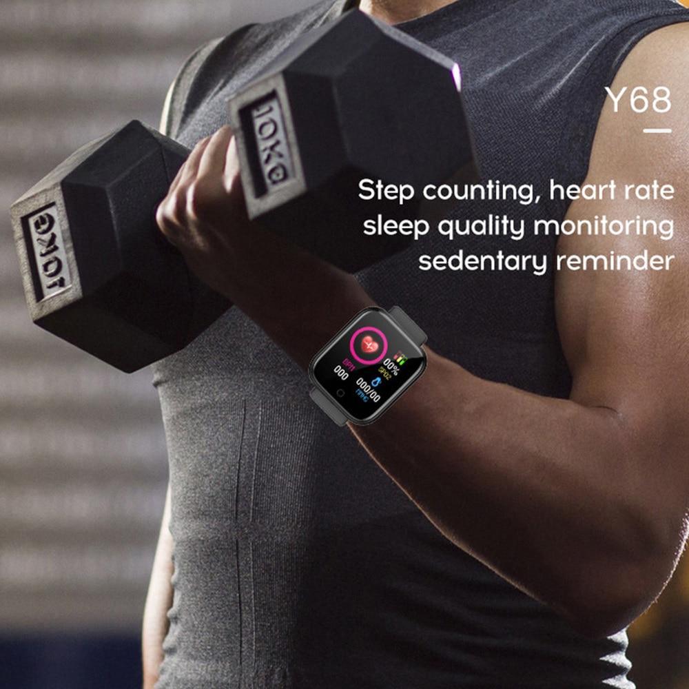 D20 Pro Unisex Smartwatch with Fitness Tracker and Heart Rate