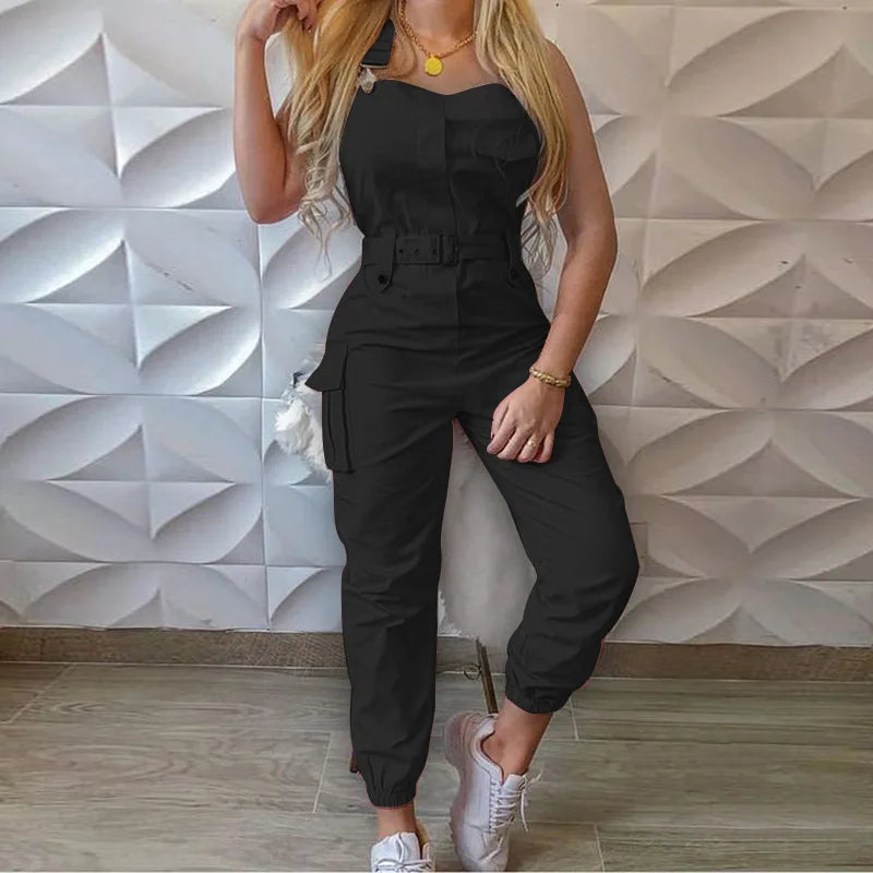 Women Clothing Fashion Summer Bodycon Jumpsuits Pants Girls Clothes One Piece Jumpsuits for Ladies