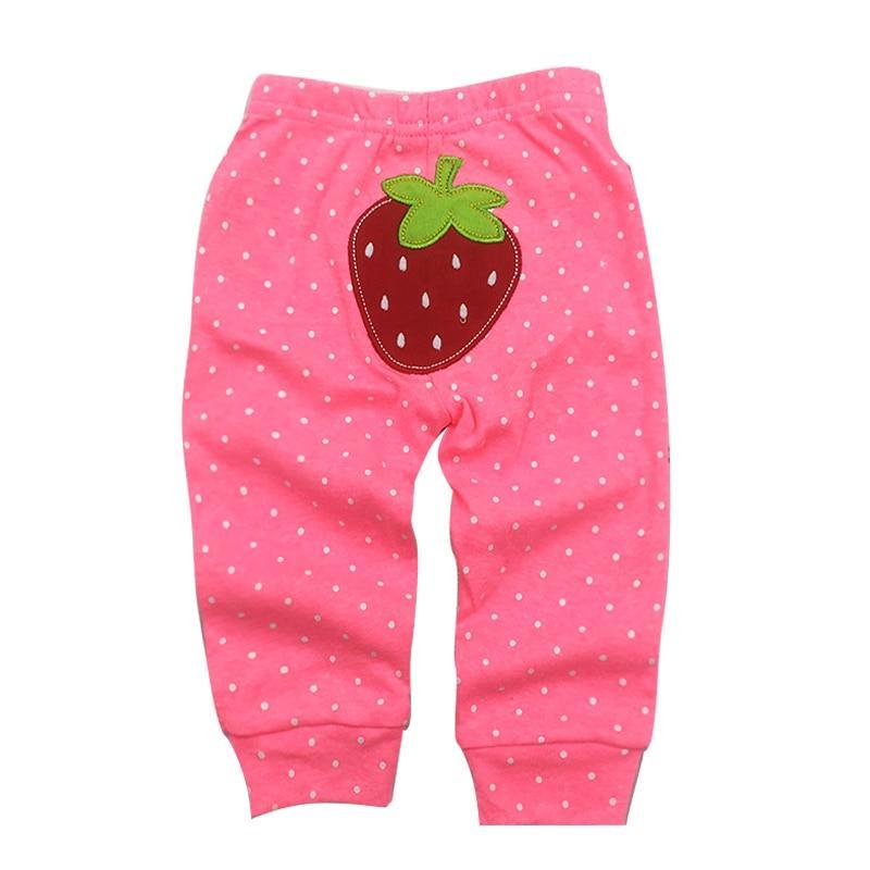 5-Piece Modern Baby Pants Set - Cute Animal Print Cotton Trousers