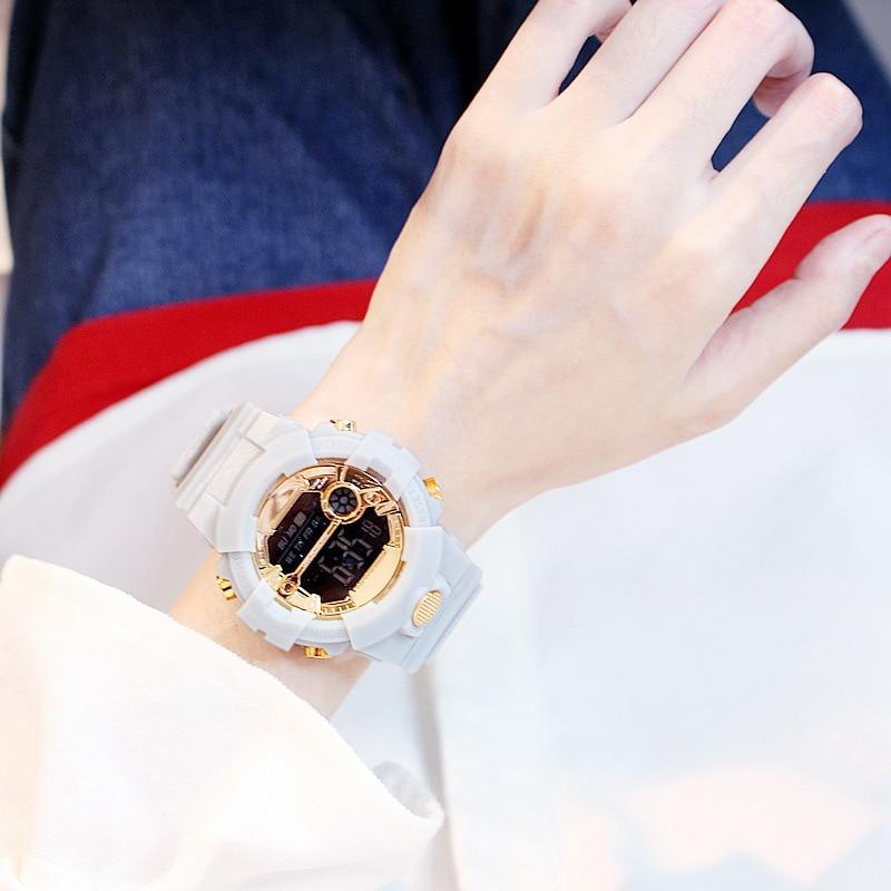 Unisex LED Digital Sports Watch Waterproof Large Dial Streetwear
