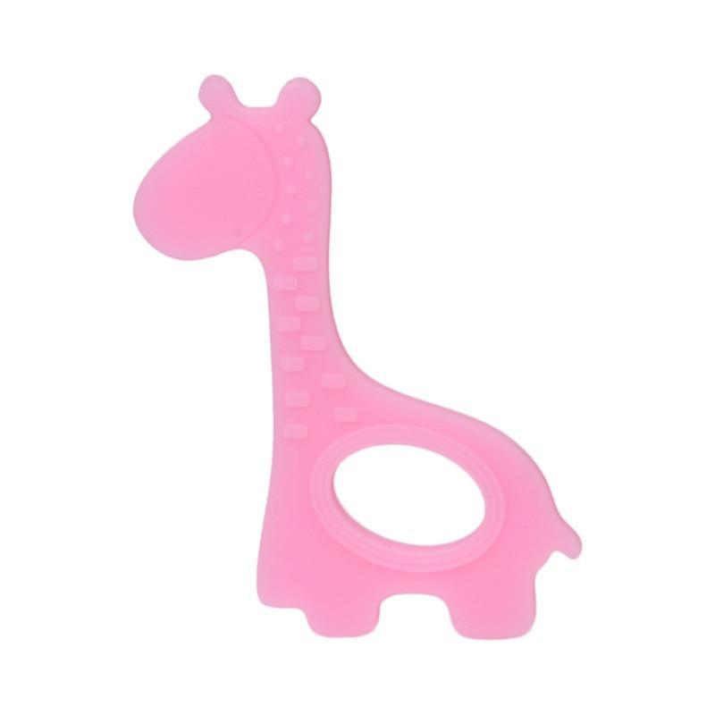 Cute Giraffe Silicone Teether Toy for Babies - Organic Chew Toy
