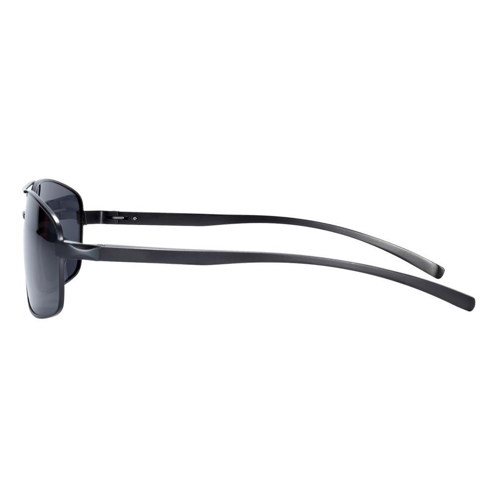 Vintage Square Polarized Sunglasses with Metal Frame & UV400
