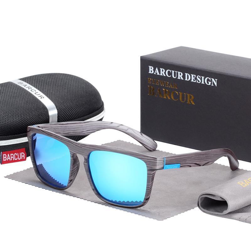Luxury Polarized Wood-Look Retro Sunglasses Minimalist Unisex